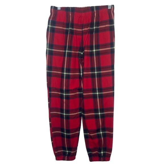 Stars Above Flannel Loungewear Pajama Pants Jogger Womens Small Red New - Picture 2 of 8